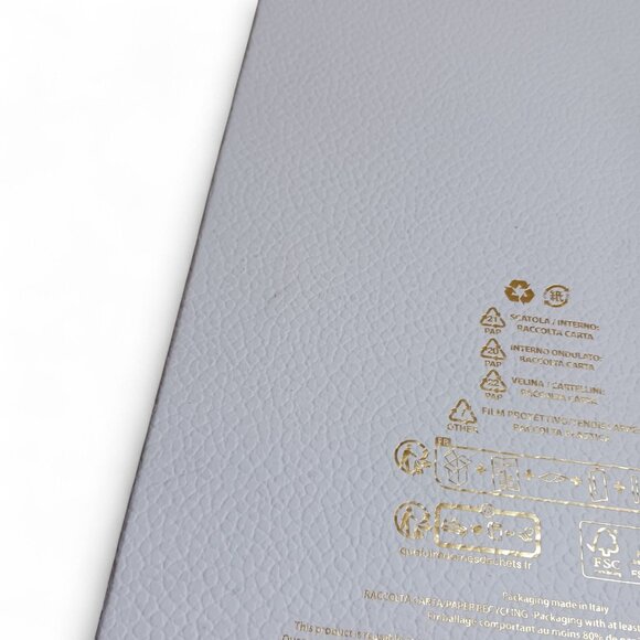 Authentic Dior White Shoe Box w/ Tissue Paper, Card & Cloth Satchel  12" x 8" - Picture 8 of 16